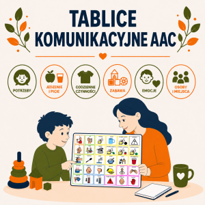 Tablice komunikacyjne AAC wspierające codzienną komunikację dzieci i dorosłych